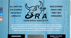 Desktop Screenshot of ozarkrodeoassociation.com